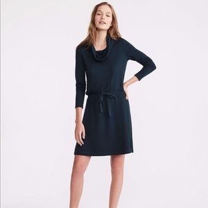 Lou & Grey Signature Drawstring Cowl Dress
